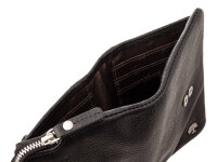 Prato B75-P Leder Damen Geldbörse Hochformat black