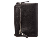 Prato B75-P Leder Damen Geldbörse Hochformat black