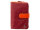 Prato B75-P Leder Damen Geldbörse Hochformat red multicolor