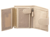 Prato B42-P Leder Damen Geldbörse Hochformat beige