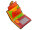Prato B42-P Leder Damen Geldbörse Hochformat black multicolor