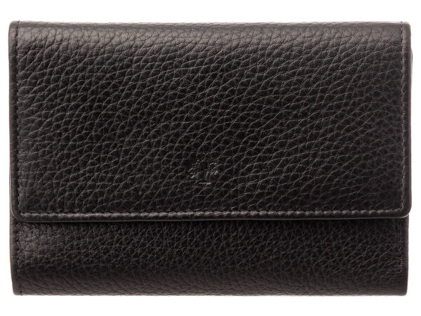 Prato B83-P-RFID Leder Damen Geldbörse Hochformat schwarz