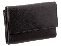 Prato B83-P-RFID Leder Damen Geldbörse Hochformat schwarz
