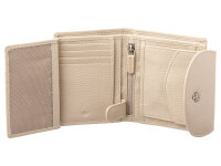 Prato B15-P Leder Damen Geldbörse Hochformat beige