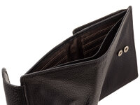 Prato B15-P Leder Damen Geldbörse Hochformat black