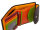 Prato B15-P Leder Damen Geldbörse Hochformat black multicolor