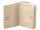 Prato B84-P Leder Damen Geldbörse Querformat beige