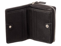 Prato B84-P Leder Damen Geldbörse Querformat black