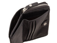 Prato B84-P Leder Damen Geldbörse Querformat black