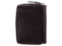 Prato B84-P Leder Damen Geldbörse Querformat black