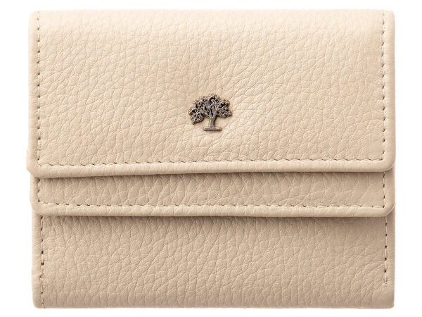 Prato B38-P Leder Damen Geldbörse Wickelbörse Querformat beige