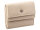 Prato B38-P Leder Damen Geldbörse Wickelbörse Querformat beige