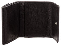Prato B38-P Leder Damen Geldbörse Wickelbörse Querformat black