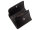 Prato B38-P Leder Damen Geldbörse Wickelbörse Querformat black