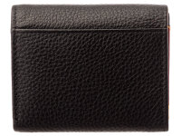 Prato B38-P Leder Damen Geldbörse Wickelbörse Querformat black multicolor