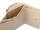 Prato B18-P Leder Damen Geldbörse Hochformat beige