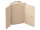Prato B18-P Leder Damen Geldbörse Hochformat beige