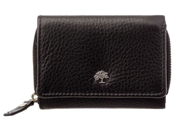 Prato B18-P Leder Damen Geldbörse Hochformat black