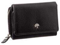 Prato B18-P Leder Damen Geldbörse Hochformat black