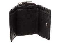 Prato B18-P Leder Damen Geldbörse Hochformat black
