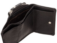 Prato B18-P Leder Damen Geldbörse Hochformat black