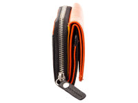 Prato B18-P Leder Damen Geldbörse Hochformat black multicolor