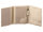 Prato B85-P Leder Damen Geldbörse Hochformat beige
