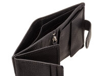 Prato B85-P Leder Damen Geldbörse Hochformat black