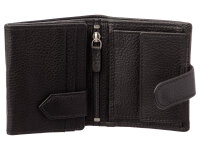 Prato B85-P Leder Damen Geldbörse Hochformat black