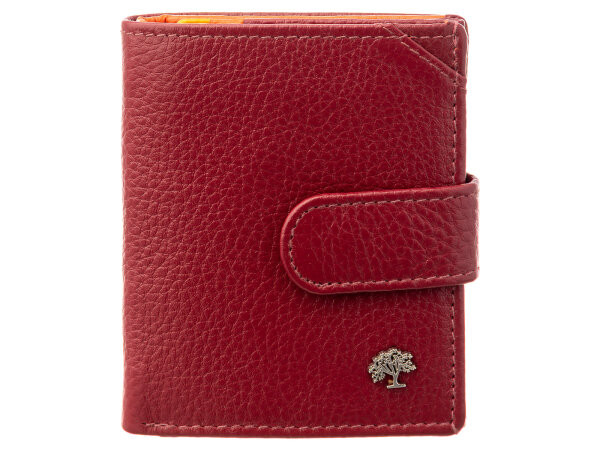 Prato B85-P Leder Damen Geldbörse Hochformat red multicolor