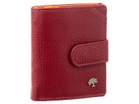 Prato B85-P Leder Damen Geldbörse Hochformat red multicolor