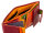 Prato B85-P Leder Damen Geldbörse Hochformat red multicolor