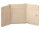 Prato B37-P Leder Damen Geldbörse Wickelbörse Querformat beige