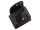 Prato B37-P Leder Damen Geldbörse Wickelbörse Querformat black