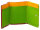 Prato B37-P Leder Damen Geldbörse Wickelbörse Querformat red multicolor