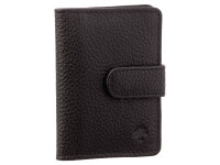 Prato C05-P Leder Kartenetui  Ausweisetui Hochformat black