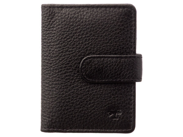 Prato C05-P Leder Kartenetui  Ausweisetui Hochformat black multicolor