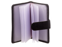 Prato C05-P Leder Kartenetui  Ausweisetui Hochformat black multicolor