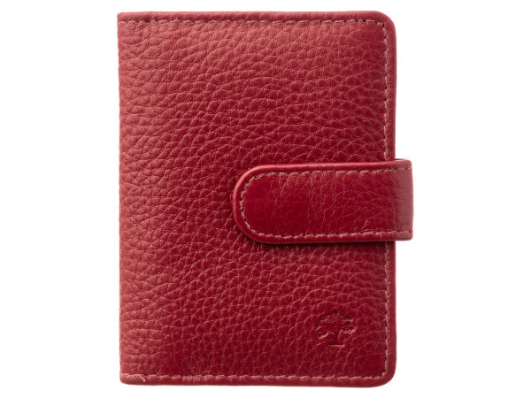 Prato C05-P Leder Kartenetui  Ausweisetui Hochformat red