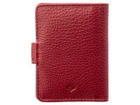 Prato C05-P Leder Kartenetui  Ausweisetui Hochformat red
