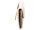 Prato D30-P Schlüsseltasche kleine Geldbörse Leder beige