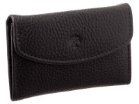 Prato D30-P Schlüsseltasche kleine Geldbörse Leder black