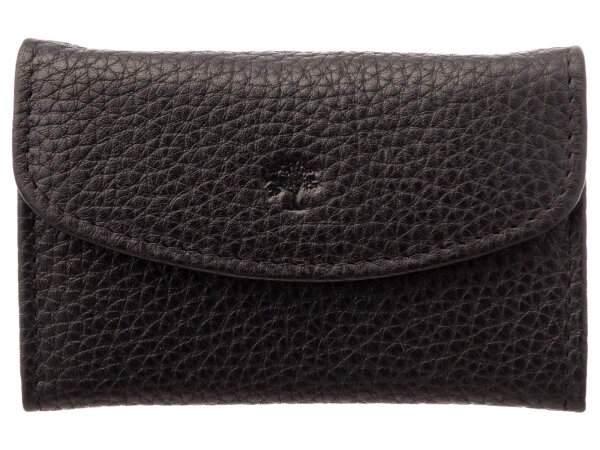 Prato D30-P Schlüsseltasche kleine Geldbörse Leder black multicolor