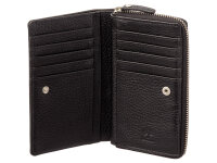 Prato B82-P-RFID Leder Damen Geldbörse Hochformat schwarz