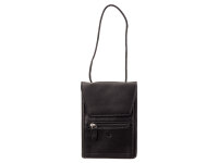Prato BB02-N Leder Brustbeutel Gürteltasche schwarz