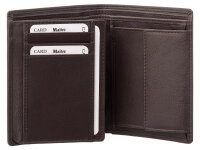 Maítre 4060001827 barford galbert billfold mh6 Gelbörse Leder Hochformat 702 darkbrown