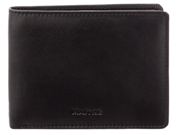 Maítre 4060001828 barford humbert billfold mv6 Leder Querfornat Geldbörse 900 black