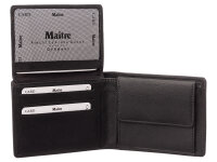 Maítre 4060001828 barford humbert billfold mv6 Leder Querfornat Geldbörse 900 black