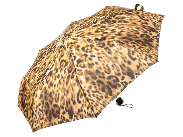 Happy Rain Essentials Mini Alu light classic Regenschirm Manuell Taschenschirm Leo