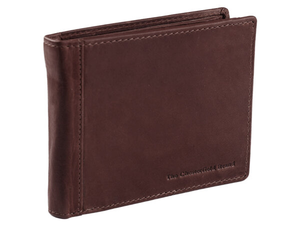 The Chesterfield Brand Leather Wallet C08.0401 Men Portemonnaie Alvina RFID Schutz  brown